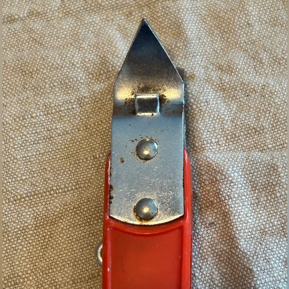 Vintage Ekco Can And Bottle Opener Retractable Corkscrew Made In USA Keyring - Picture 4 of 6